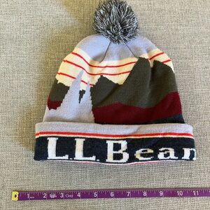 L.L. Bean Light Gray Knit Beanie